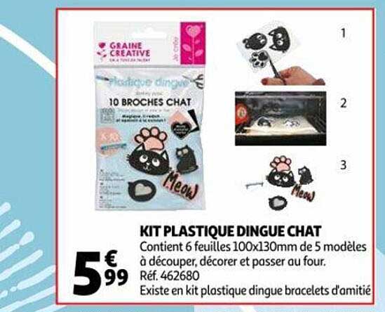 Kit Plastique Dingue Chat
