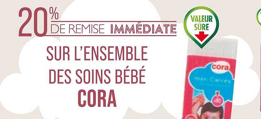 l'ensemble des soins bébé cora