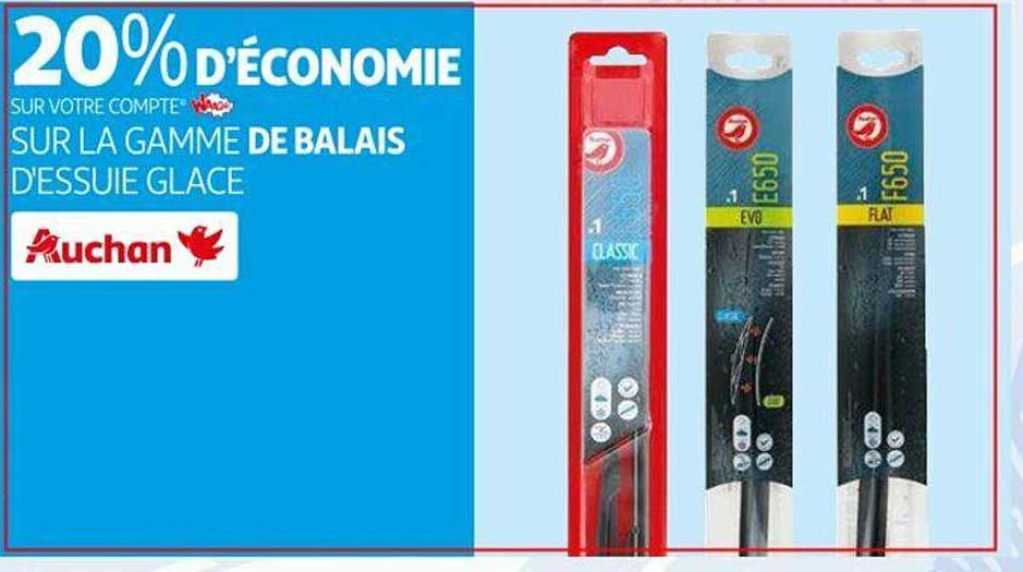 la gamme de balais d'essuie glace