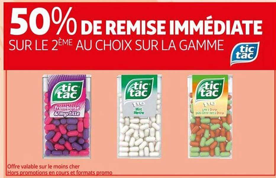 la gamme tic tac