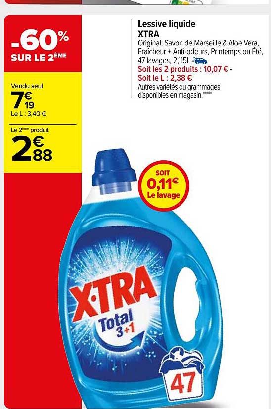 Lessive Liquide Xtra