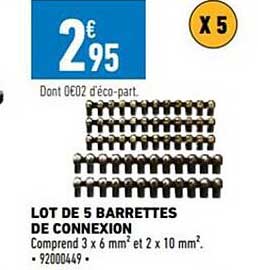 Lot De 5 Barrettes De Connexion