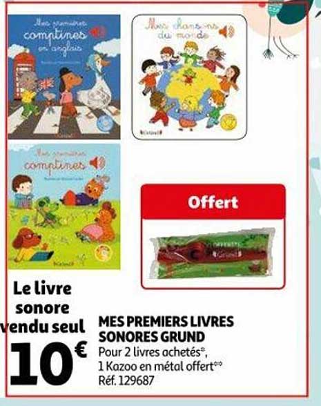 mes premiers livres sonores grund