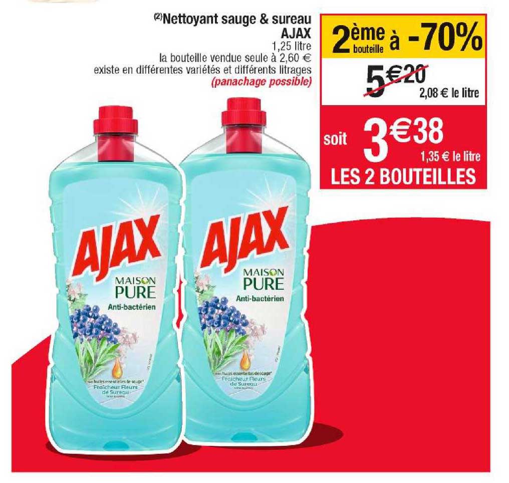 nettoyant sauge & sureau ajax