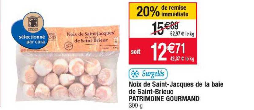 noix de saint-jacques de la baie de saint-brieuc patrimoine gourmand