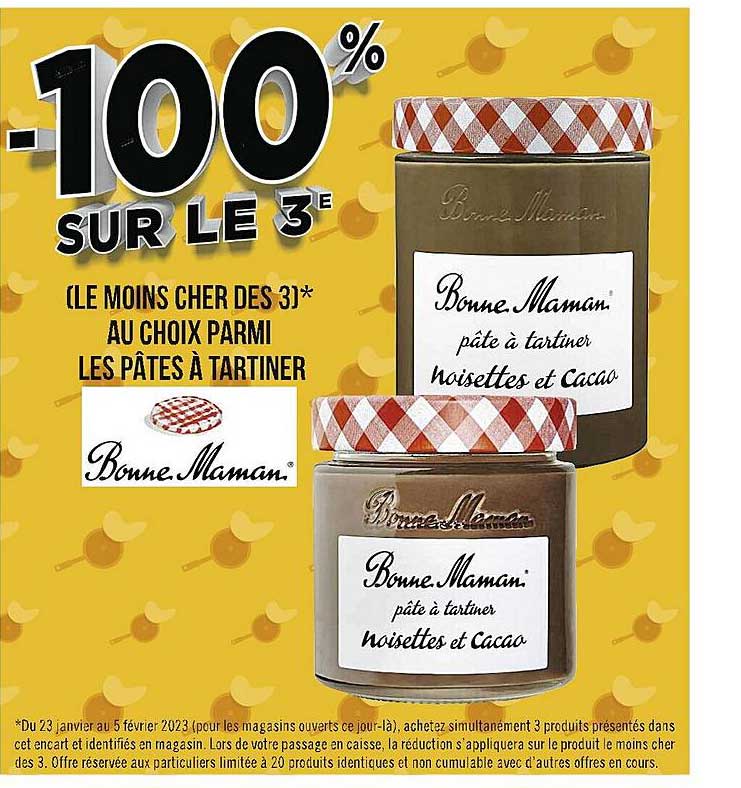 pâtes à tartiner bonne maman