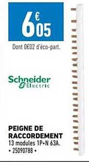 peigne de raccordement schneider electric
