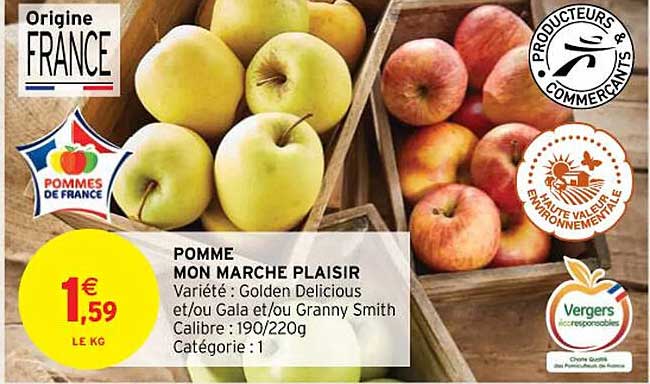 pomme mon marché plaisir