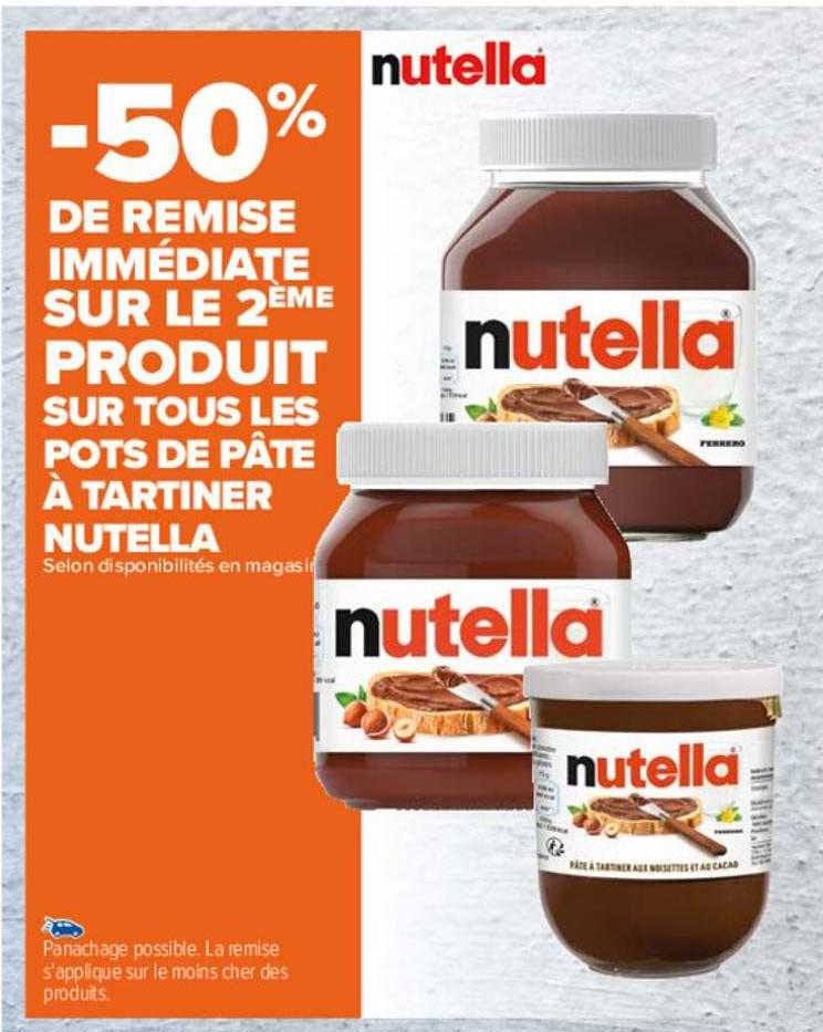 Pots De Pâte à Tartiner Nutella