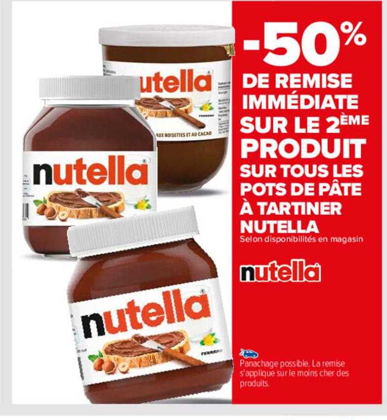 pots de pâte à tartiner nutella