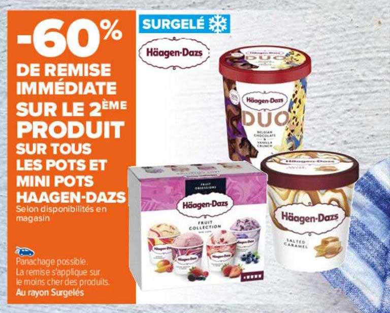 pots et mini pots häagen-dazs