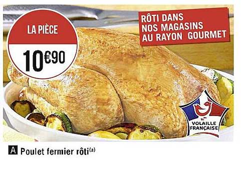Poulet Fermier Rôti
