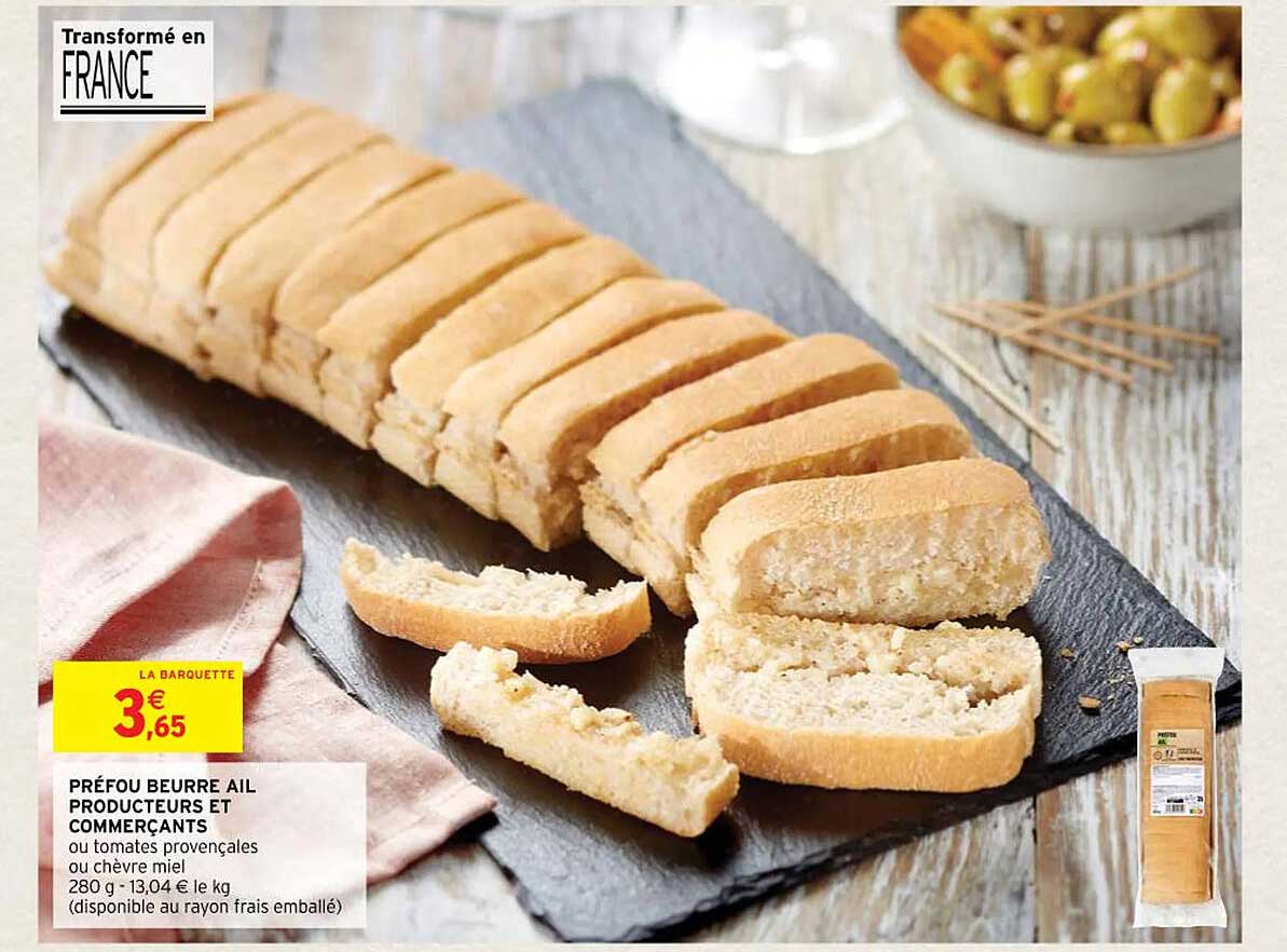 préfou beurre ail producteurs et commerçants