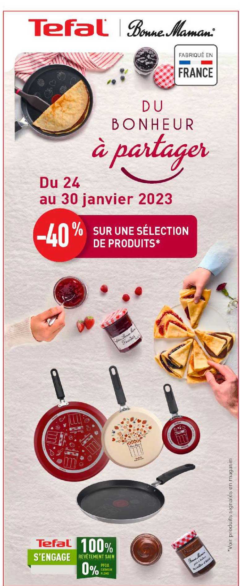 produit tefal, bonne maman