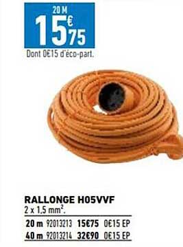rallonge h05vvf