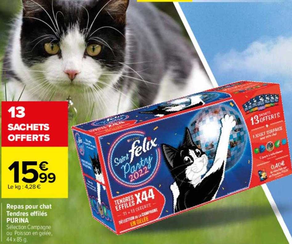 Repas Pour Chat Tendres Effilés Purina