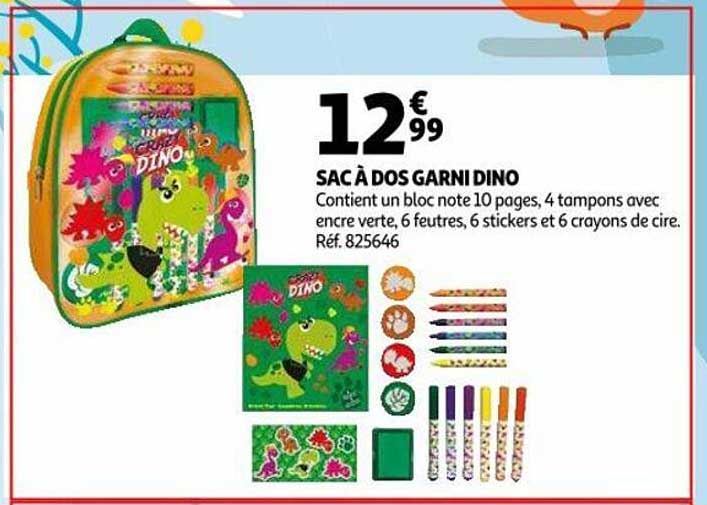 Sac à Dos Garni Dino