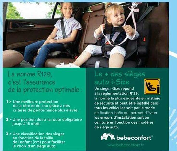 sièges auto i-size bébé confort
