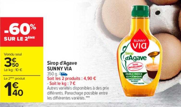 Sirop D'agave Sunny Via