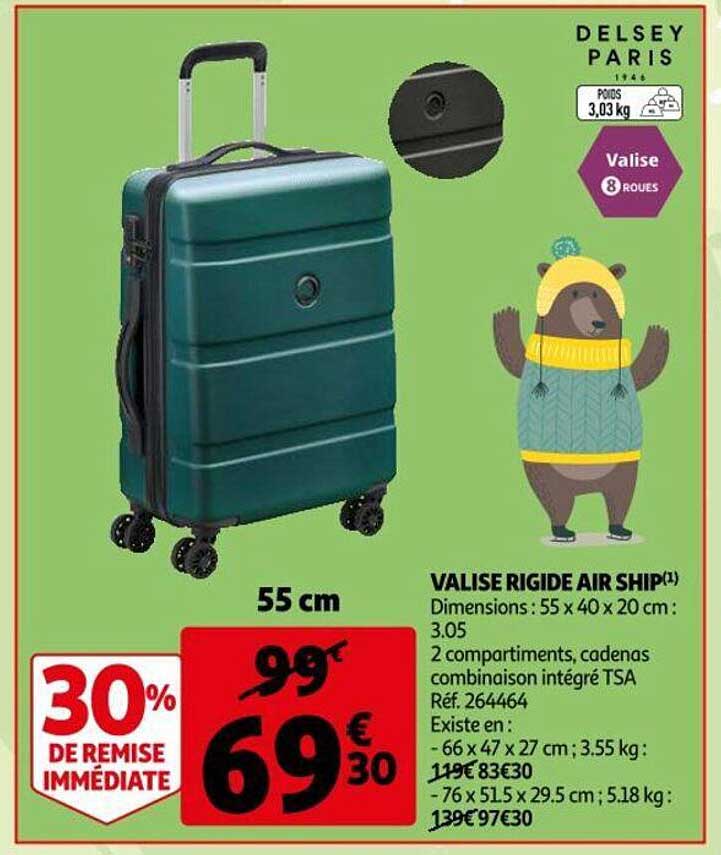 valise rigide air ship delsey paris