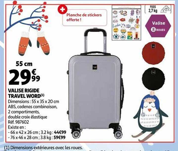 valise rigide travel word