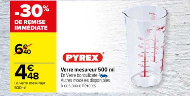 Verre Mesureur 500 Ml Pyrex