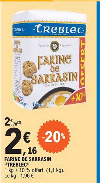 Farine De Sarrasin "tréblec"