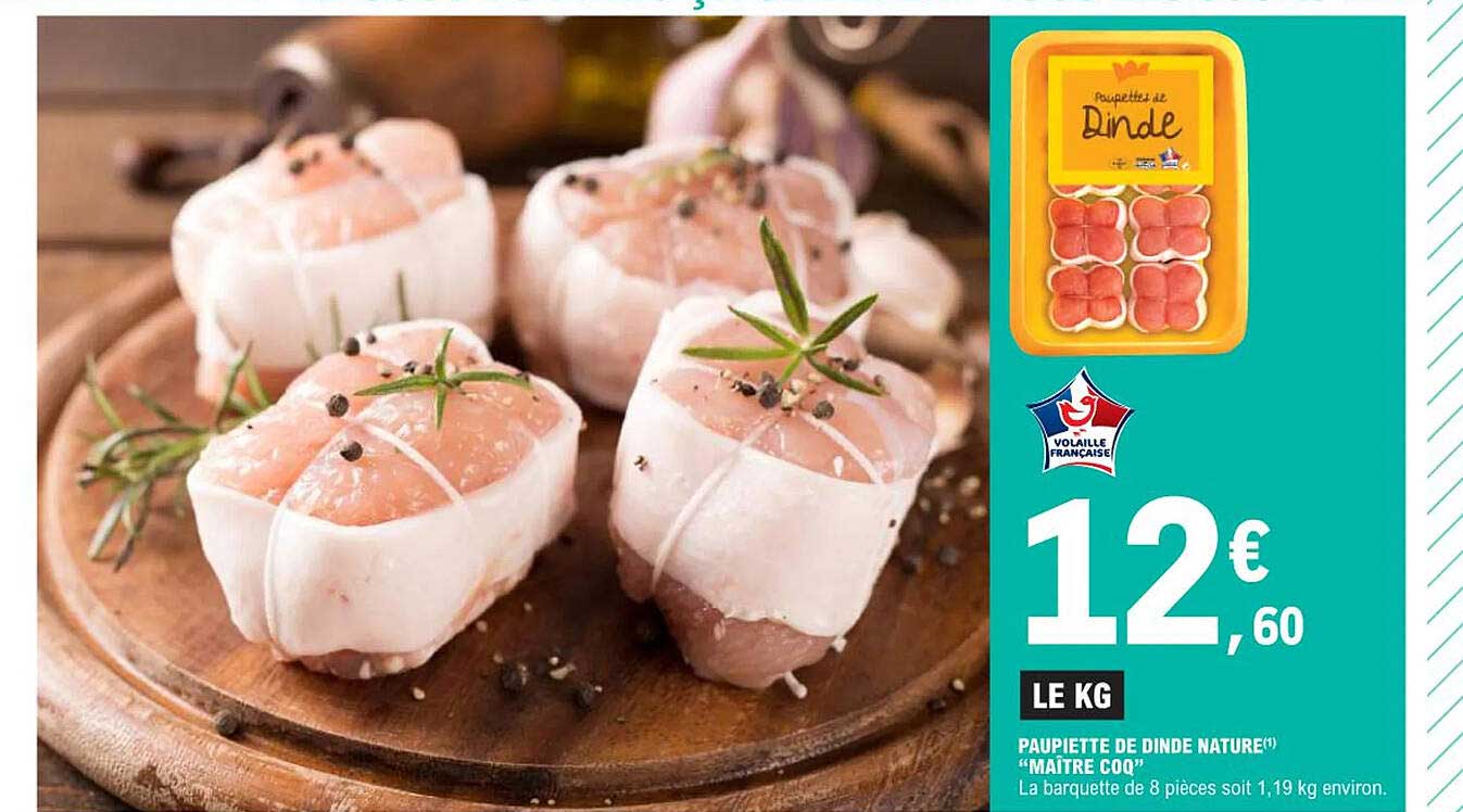paupiette de dinde nature "maître coq"