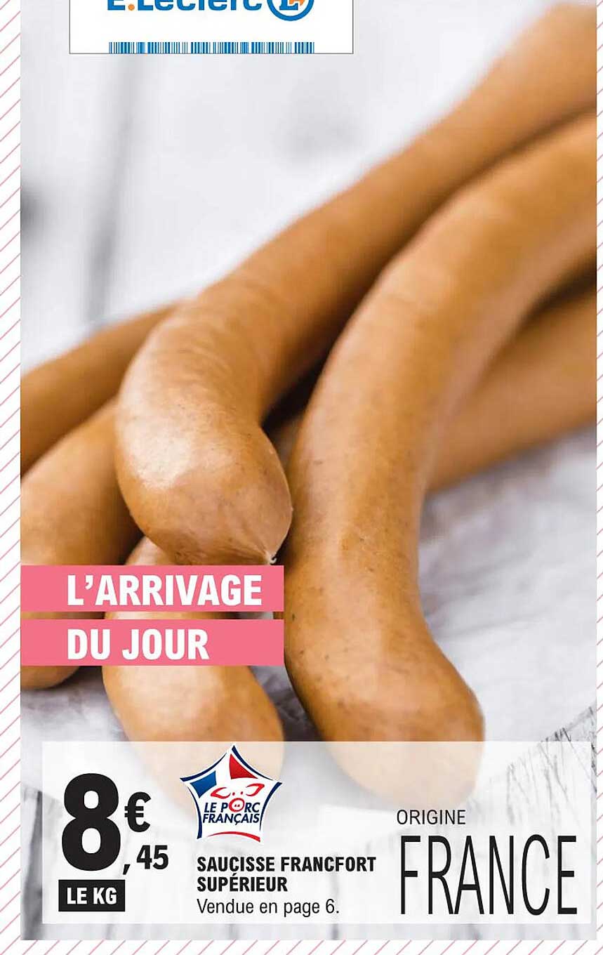 saucisse francfort supérieur