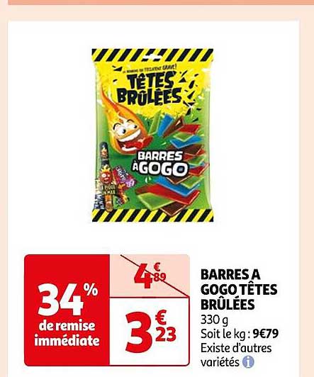 barres à gogo têtes brûlées