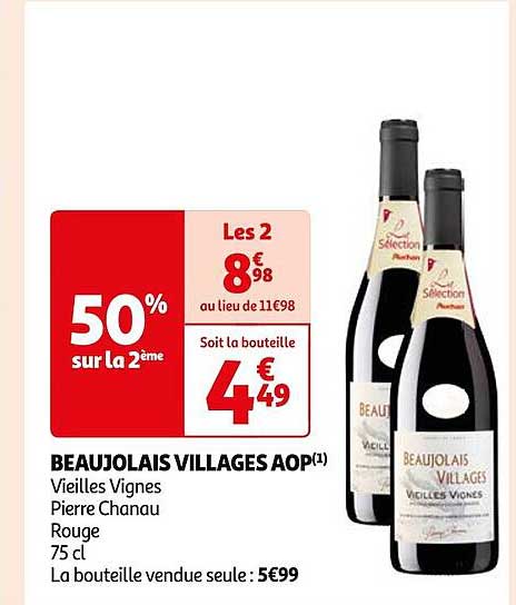 beaujolais villages aop vieilles vignes pierre chanau
