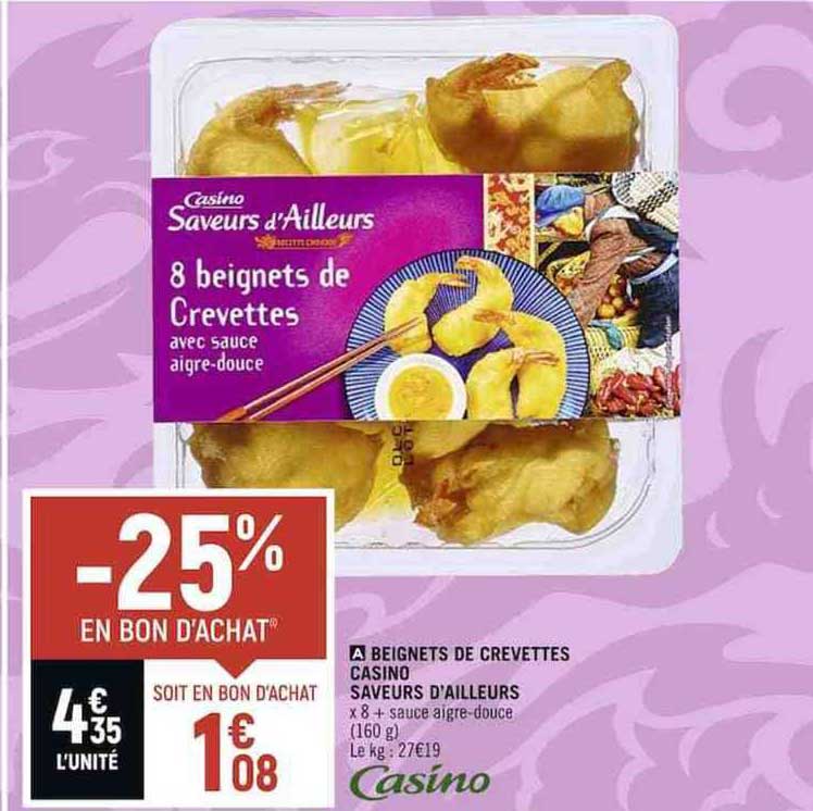 beignets de crevettes casino saveurs d'ailleurs