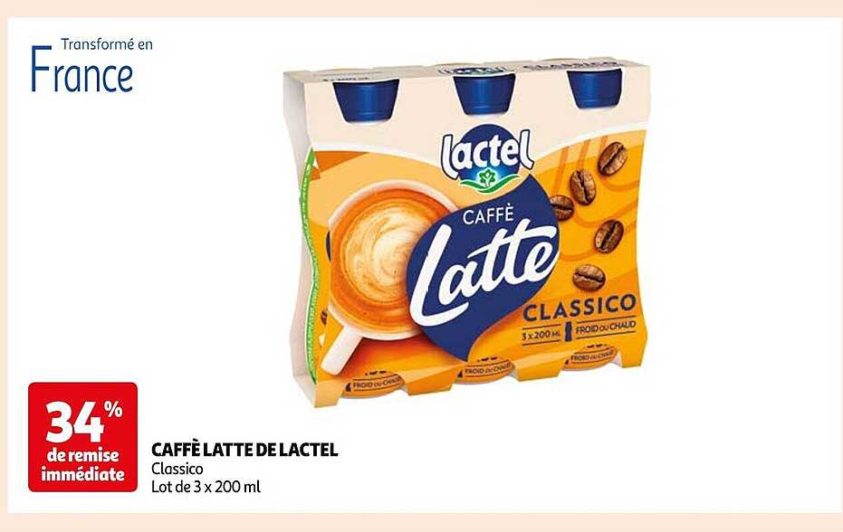 caffè latte de lactel