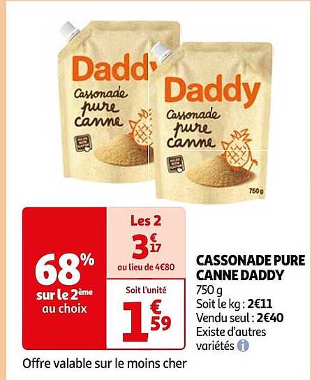Cassonade Pure Canne Dadddy