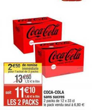 coca-cola sans sucres