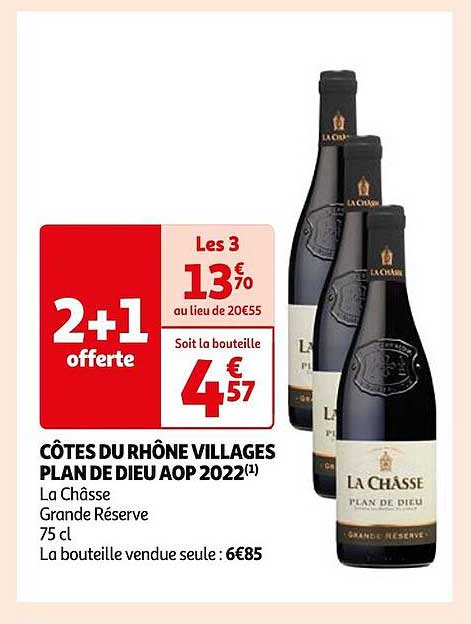 côtes du rhône villages plan de dieu aop 2022 la châsse