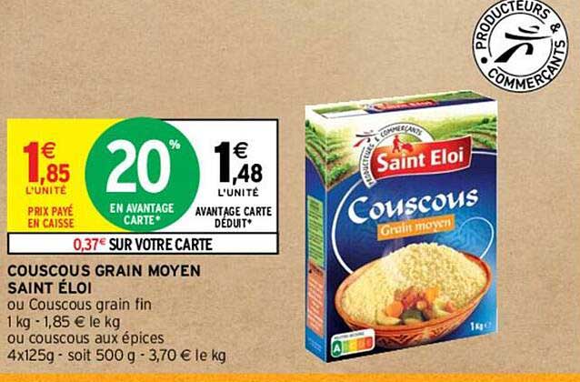 couscous grain moyen saint éloi