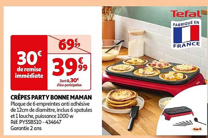 crêpes party bonne maman tefal