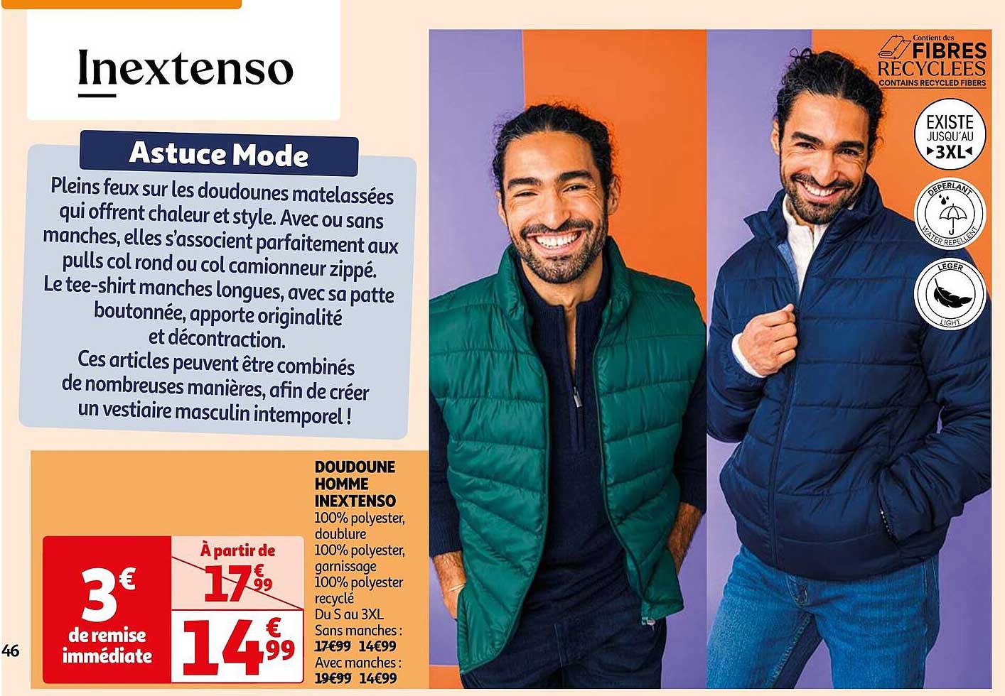 Doudoune Homme Inextenso