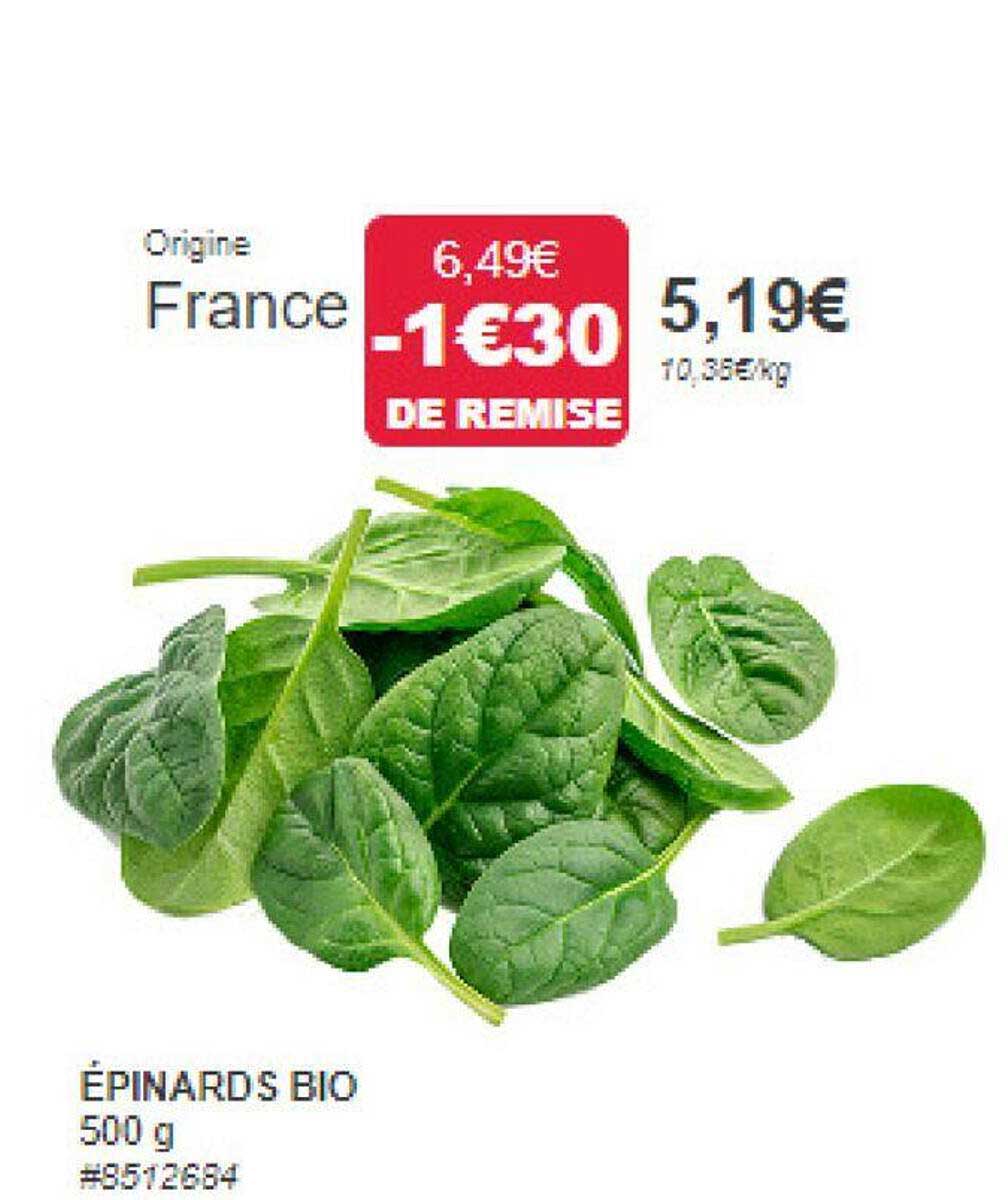 épinards Bio