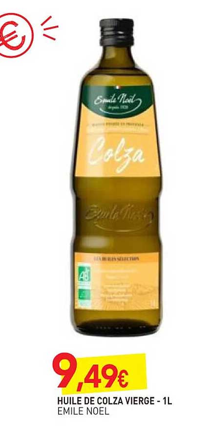 huile de colza vierge - emile noël - 1 l