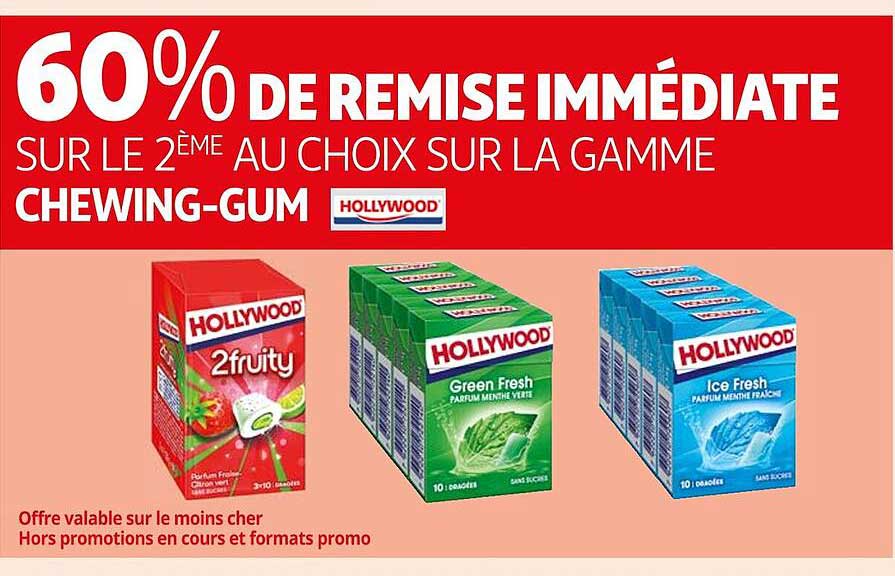 la gamme chewing-gum hollywood
