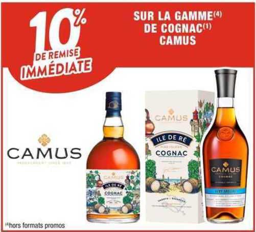 la gamme de cognac camus