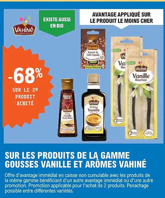 la gamme gousses vanille et arômes vahiné