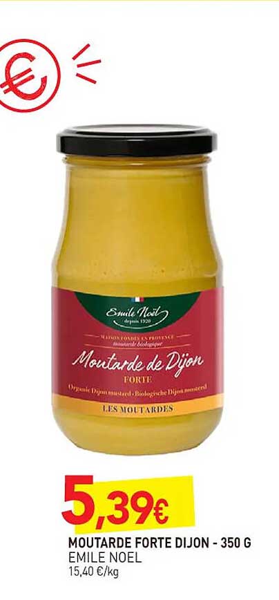 moutarde forte dijon emile noël - 350 g