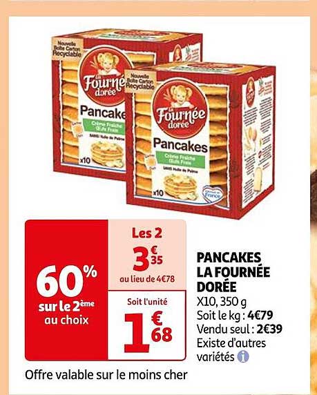 pancakes la fournée dorée