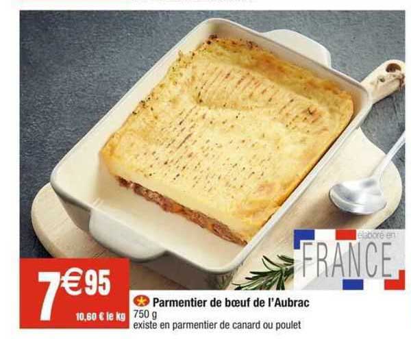 parmentier de boeuf de l'aubrac