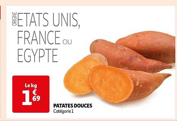 patates douces