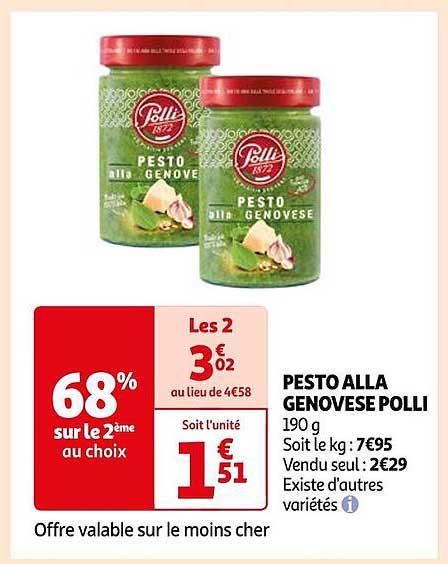 pesto alla genovese polli