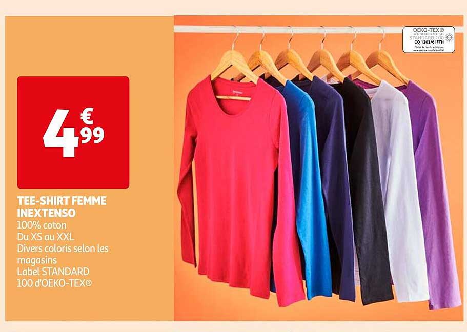 tee-shirt femme inextenso
